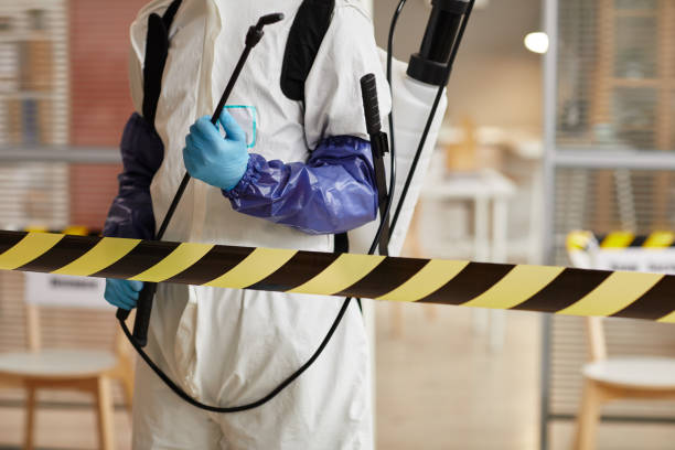 Professional Sewage Cleanup technician working in Lyons, GA